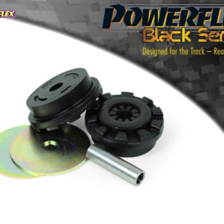 Powerflex Track Lower Engine Mount Large Bushes 30mm Oval Bracket - Mazda 2 (2003 - 2007) - PFF19-2001BLK