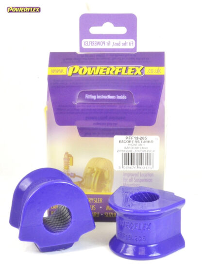 Powerflex Front Anti Roll Bar Mounting Bushes 24mm - Escort RS Turbo Series 2 - PFF19-205