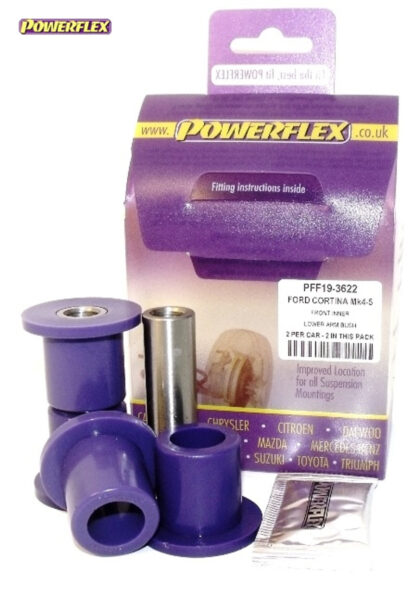 Powerflex Front Inner Lower Arm Bushes - Cortina Mk4