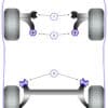 Powerflex Front Arm Rear Bushes - Jazz / Fit GK5 (2014 - on) - PFF25-402