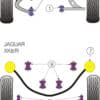 Powerflex Track Front Lower Wishbone Rear Bushes - XK8