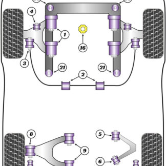 Powerflex Heritage Front Anti Roll Bar Mount 27mm - 80