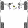Powerflex Track Front Wishbone Rear Bushes