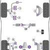 Powerflex Front Lower Wishbone Rear Bushes - MX-5