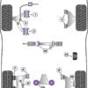 Powerflex Heritage Steering Rack Bush Kit - MX-5