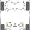 Powerflex Heritage Front Lower Arm Inner Bushes - E9 2.5CS - 3.0CSL (1968-1975)  PFF5-2001H
