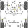 Powerflex Super Charger Belt Damper Bush - R50/52/53 Gen 1 (2000 - 2006) - PFF5-211BLK