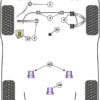 Powerflex Track Engine Mount Insert Kit - F32