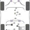 Powerflex Front Roll Bar/Subframe Strengthening Support Plate - E65/E66/E67 7 Series (2001 - 2008) - PFF5-4203PLT