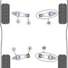 Powerflex Track Front Track Control Arm Outer Bushes - Cayman 987C (2005 - 2012) - PFF57-804BLK