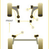 Powerflex Front Anti Roll Bar Bushes 20.5mm - Note / Tiida (2006 - 2011) - PFF60-803-20.5