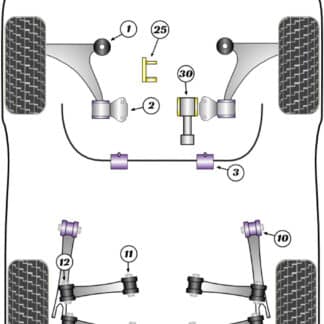 Powerflex Lower Engine Mount Insert - Range Rover Evoque (2011 - ) - PFF88-1130
