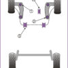 Powerflex Rear Beam Bushes - Partner / Ranch Models - PFR12-610