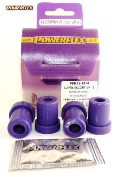 Powerflex Leaf Spring Shackle Mounts - Escort Mk2 (1974-1981) - PFR19-1414