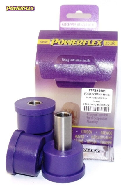 Powerflex Rear Lower Arm Bushes On Axle - Cortina Mk4