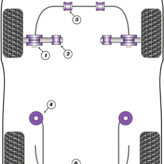 Powerflex Leaf Spring Mount Rear - Capri (1969-1986) - PFR19-409