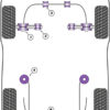 Powerflex Track Leaf Spring Mount Rear - Capri (1969-1986) - PFR19-409BLK