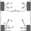 Powerflex Heritage Rear Upper Rear Arm Inner & Outer - Mondeo (1992-2000) - PFR19-911H