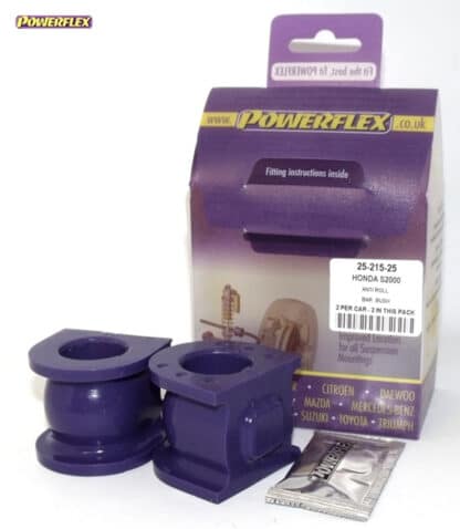 Powerflex Rear Anti Roll Bar Bushes 25.4mm - S2000 (1999-2009) - PFR25-215