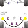 Powerflex Track Rear Axle Brace Assembly Bushes - XK8