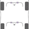 Powerflex Rear Anti Roll Bar Bushes 25mm - Grand Cherokee Mk4 WK2 (2011-2015) - PFR28-215-25
