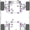 Powerflex Rear Anti Roll Bar To Control Arm - Coupe Quattro (85-91) Quattro (80-91) QS (84-85) - PFR3-108-15