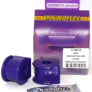 Powerflex Rear Anti Roll Bar To Control Arm - Coupe Quattro (85-91) Quattro (80-91) QS (84-85) - PFR3-108-15