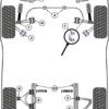 Powerflex Rear Subframe Mounting Bush - S4 Avant (1995-2001) - PFR3-122