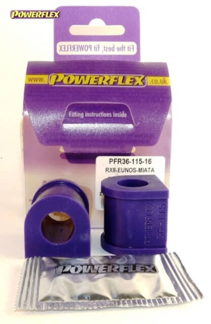Powerflex Rear Anti Roll Bar Bushes 16mm - RX-8 (2003-2012) - PFR36-115-16