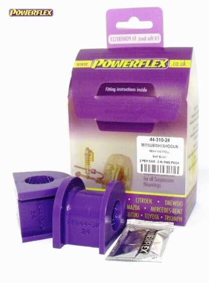 Powerflex Rear Anti Roll Bar Mounting 24mm - Shogun 2000-2006 (V7* Models) - PFR44-310-24