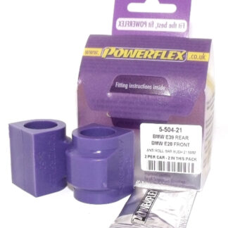 Powerflex Front Anti Roll Bar Mounting Bushes 21mm - E28 5 Series (1982 - 1988) - PFR5-504-21
