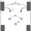 Powerflex Rear Diff Front Mounting Bush  - F10