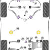 Powerflex Track Rear Toe Adjust Inner Bushes - E65/E66/E67 7 Series (2001 - 2008) - PFR5-713BLK