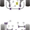 Powerflex Rear Toe Arm Inner Bushes - Croma (2005 - 2011) - PFR80-1213