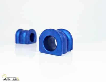 JDM Honda Civic Type R EP3 01-05 Rear Anti Roll Bar Bushing kit Set of 2 Complete 22mm Bushings for the Rear Anti Roll Bar For JDM Import Civic Type R EP3 Models Whats Included ; GodFlex Performance Series Bushing Kit Set of 2 Rear Anti Roll Bar Bushings 1x sachet of bushing grease GodFlex Performance Series Polyurethane Bushing kits are a shore a hardness of 85