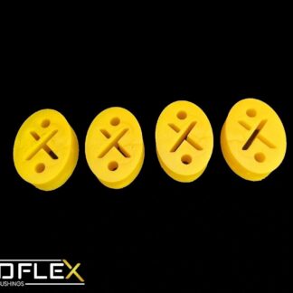 GodFlex Ford Fiesta MK6 All Models Inc ST (2002-2008) Uprated Exhaust Hanger Bushes