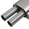 Resonated system to reduced unwanted exhaust drone while retaining its sporty growl
