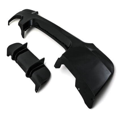Designed to accommodate the OEM exhaust tips.