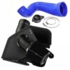 designed to optimise airflow. Offers proven performance gains – especially with a tuned vehicle.  CNC machined turbo adapter 4-ply Silicone Intake hose Heat shield helps maintain low intake temperatures by providing a physical barrier between the air filter and the rest of the engine bay Includes all nuts bolts