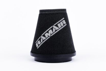 whilst providing a large surface to maximise potential air flow. The filters are constructed using stainless steel cage internal and our famous 15mm thick twin layer foam.  Ramair universal filters are designed and manufactured for a very diverse range of applications and are made here in the UK. They are available in many different sizes and styles available.  Clean using our filter maintenance kit - CK-003 This product has the following dimensions: Filter Internal Neck Diameter: 125mm (5inch) Filter Neck Length: 18mm (0.7inch) Filter Overall Height: 170mm (2.7inch) Filter Base Width: 165mm (6.5inch) Filter Top Width: 102mm (4inch) Filter Material: Dual Layer Foam