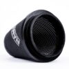 This filter is designed to be fitted to the outside of a rigid pipe such as a MAF sensor housing. These filters have an rubber polymer neck and a cone shaped filter element. This enables easy fitting to space-restricted engine compartments