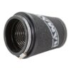 whilst providing a large surface to maximise potential air flow. The filters are constructed using stainless steel cage internal and our famous 15mm thick twin layer foam.  Ramair universal filters are designed and manufactured for a very diverse range of applications and are made here in the UK. They are available in many different sizes and styles available.  Clean using our filter maintenance kit - CK-003 This product has the following dimensions: Filter Internal Neck Diameter: 90mm Filter Neck Length: 20mm Filter Overall Height: 148mm Filter Base Width: 125mm Filter Top Width: 96mm Filter Material: 15mm Dual Layer Foam