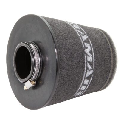 whilst providing a large surface to maximise potential air flow. The filters are constructed using stainless steel cage internal and our famous 15mm thick twin layer foam.  Ramair universal filters are designed and manufactured for a very diverse range of applications and are made here in the UK. They are available in many different sizes and styles available.  Clean using our filter maintenance kit - CK-003 This product has the following dimensions: Filter Internal Neck Diameter: 51mm (2") Filter Neck Length: 14mm Filter Overall Height: 152mm Filter Base Width: 150mm Filter Top Width: 115mm Filter Material: 15mm Dual Layer Foam