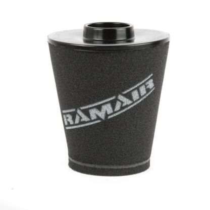 This filter is designed to be fitted to the outside of a rigid pipe such as a MAF sensor housing. These filters have an rubber polymer neck and a cone shaped filter element. This enables easy fitting to space-restricted engine compartments