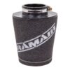 whilst providing a large surface to maximise potential air flow. The filters are constructed using stainless steel cage internal and our famous 15mm thick twin layer foam. Ramair universal filters are designed and manufactured for a very diverse range of applications and are made here in the UK. They are available in many different sizes and styles available. Clean using our filter maintenance kit - CK-003 This product has the following dimensions: Filter Internal Neck Diameter: 60mm (2.4inch) Filter Neck Length: 20mm (0.8inch) Filter Overall Height: 151mm (5.9inch) Filter Base Width: 120mm (4.7inch) Filter Top Width: 96mm (3.8inch) Filter Material: Dual Layer Foam