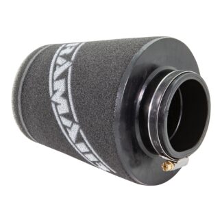 <p><strong>This filter is designed to be fitted to the outside of a rigid pipe such as a MAF sensor housing.</strong></p> <p>These filters have an rubber polymer neck and a cone shaped filter element. This enables easy fitting to space-restricted engine compartments