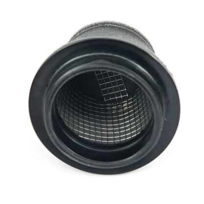 This filter is designed to be fitted to the outside of a rigid pipe such as a MAF sensor housing. These filters have an rubber polymer neck and a cone shaped filter element. This enables easy fitting to space-restricted engine compartments