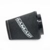 whilst providing a large surface to maximise potential air flow. The filters are constructed using stainless steel cage internal and our famous 15mm thick twin layer foam.  Ramair universal filters are designed and manufactured for a very diverse range of applications and are made here in the UK. They are available in many different sizes and styles available.  Clean using our filter maintenance kit - CK-003 This product has the following dimensions: Filter Internal Neck Diameter: 100mm Filter Neck Length: 20mm Filter Overall Height: 185mm Filter Base Width: 140mm Filter Top Width: 102mm Filter Material: 15mm Dual Layer Foam