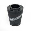 This filter is designed to be fitted to the outside of a rigid pipe such as a MAF sensor housing. These filters have an rubber polymer neck and a cone shaped filter element. This enables easy fitting to space-restricted engine compartments