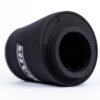 This filter is designed to be fitted to the outside of a rigid pipe such as a MAF sensor housing. These filters have an rubber polymer neck and a cone shaped filter element. This enables easy fitting to space-restricted engine compartments